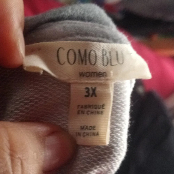 Como blu tie dye top size 3x. ( box E ) - Picture 3 of 3